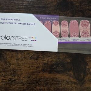 Color Street Floral Mauve Nail Strips - Vintage Tapestry